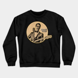 Retro Vintage Buddy Holly Crewneck Sweatshirt